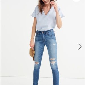 Madewell 9” high Rise Skinny Jean